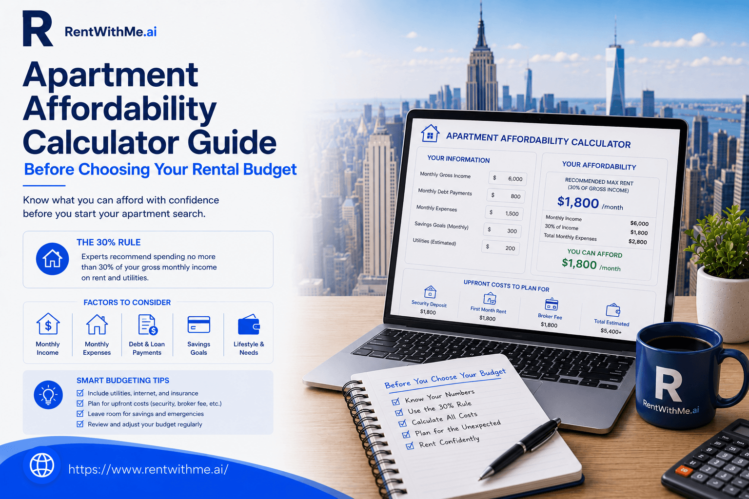 Apartment Affordability Calculator Guide Before Choosing Your Rental Budget