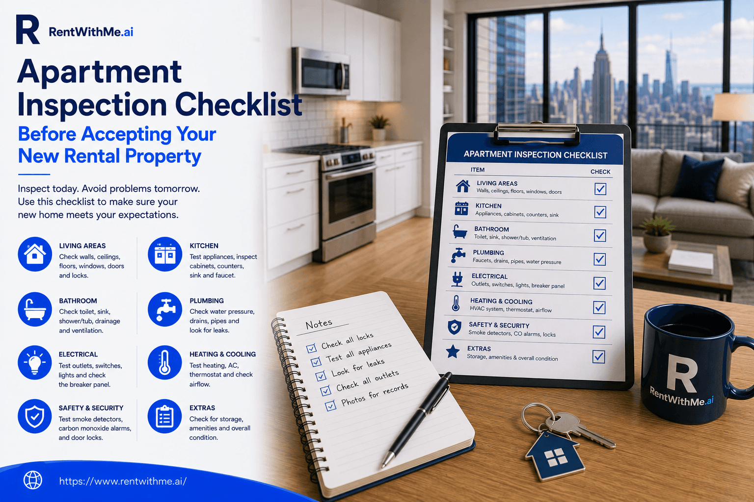 Apartment Inspection Checklist Before Accepting Your New Rental Property