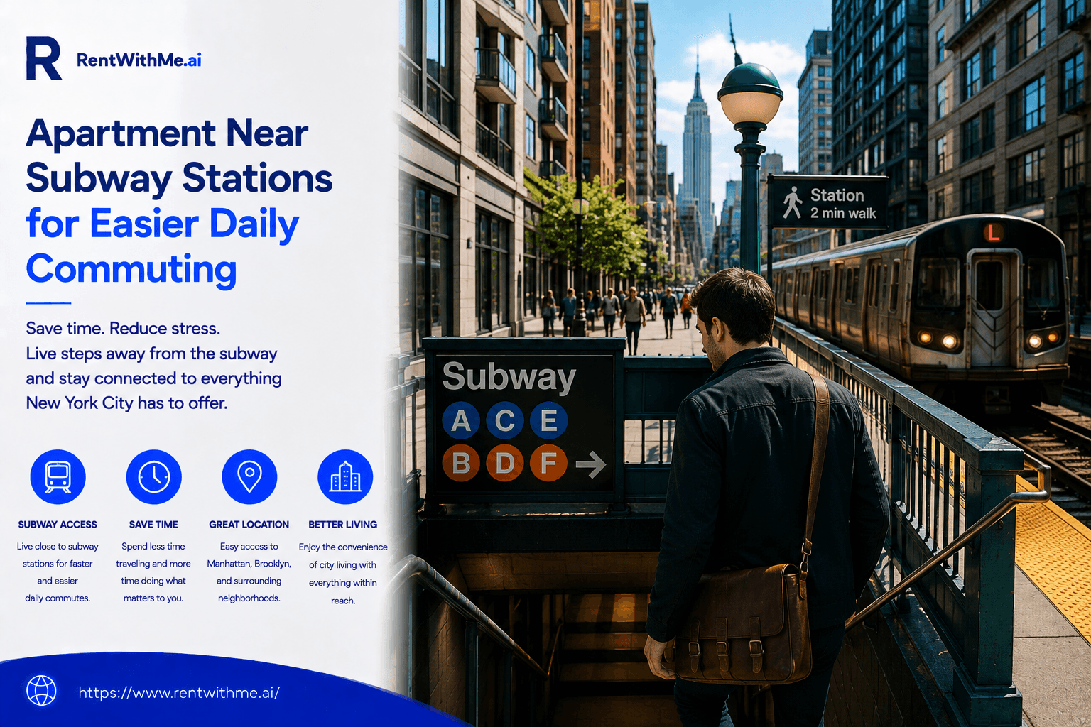 Apartment Near Subway Stations for Easier Daily Commuting