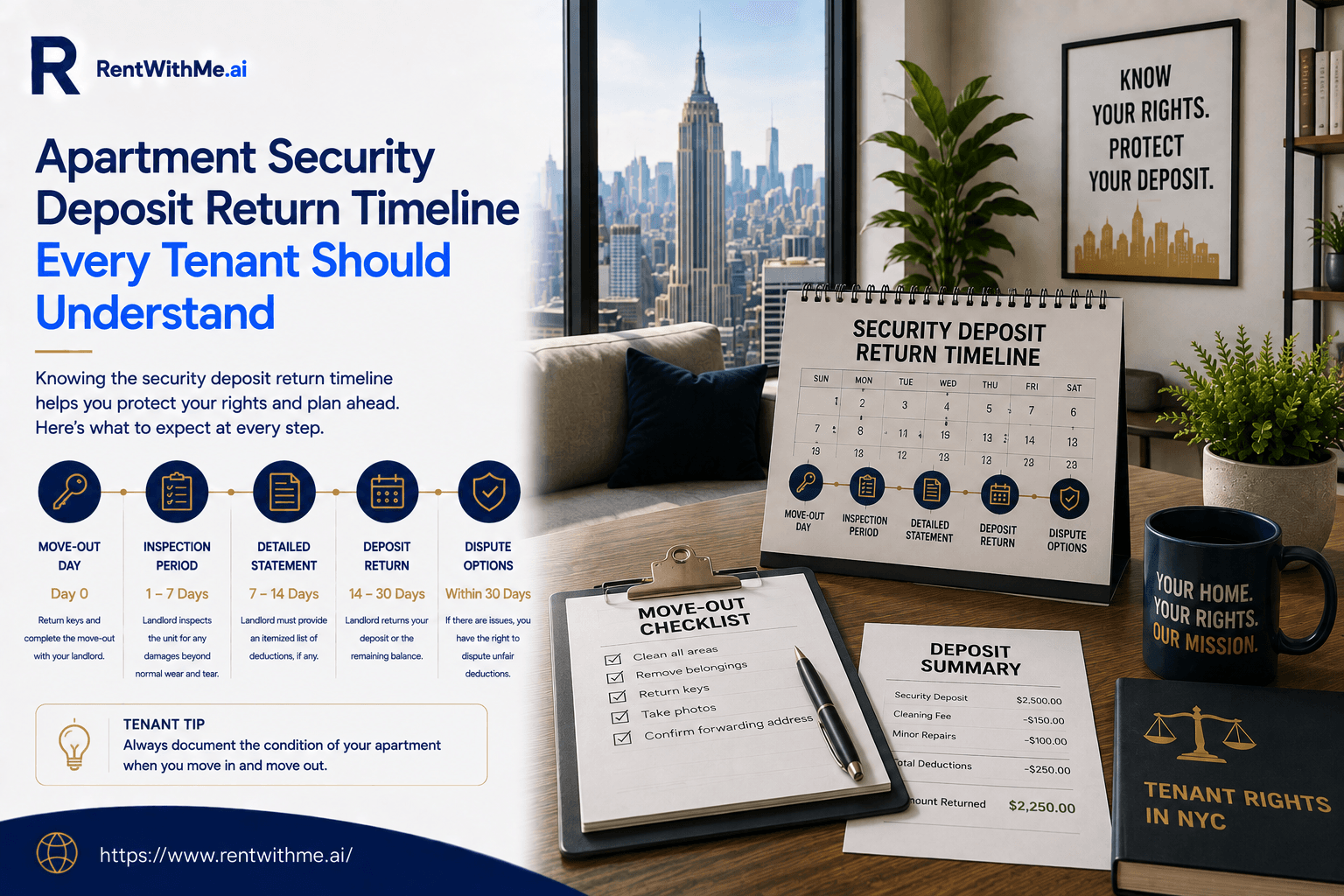 Apartment Security Deposit Return Timeline Every Tenant Should Understand