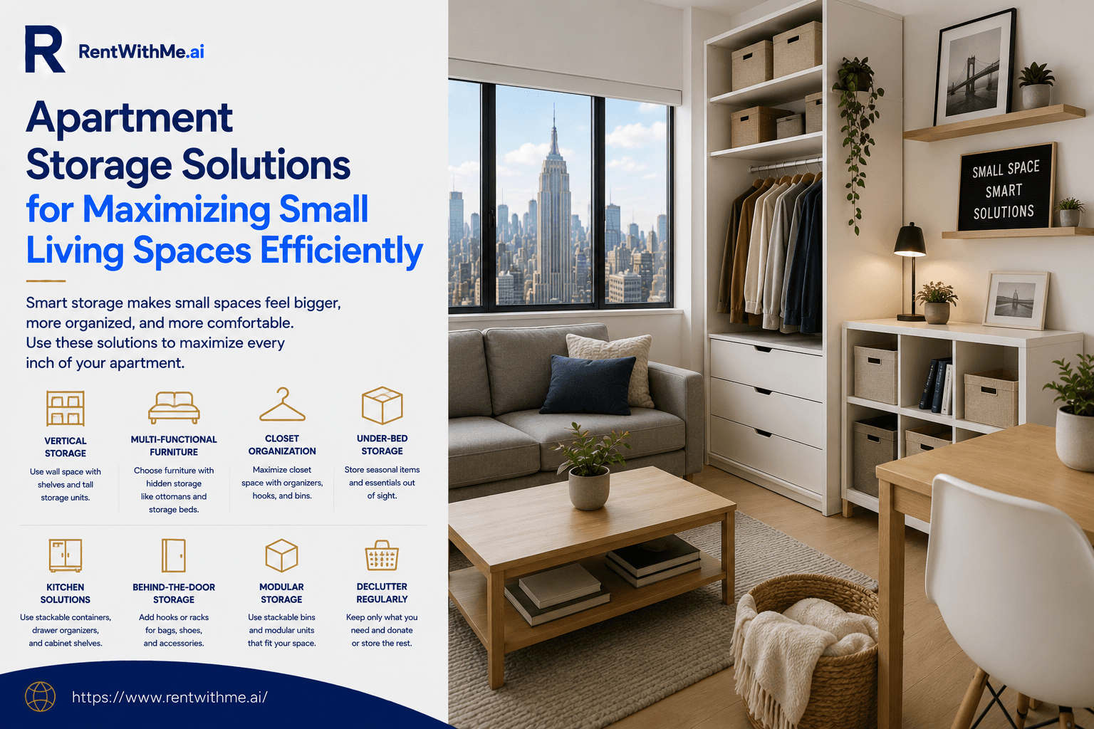 Apartment Storage Solutions for Maximizing Small Living Spaces Efficiently