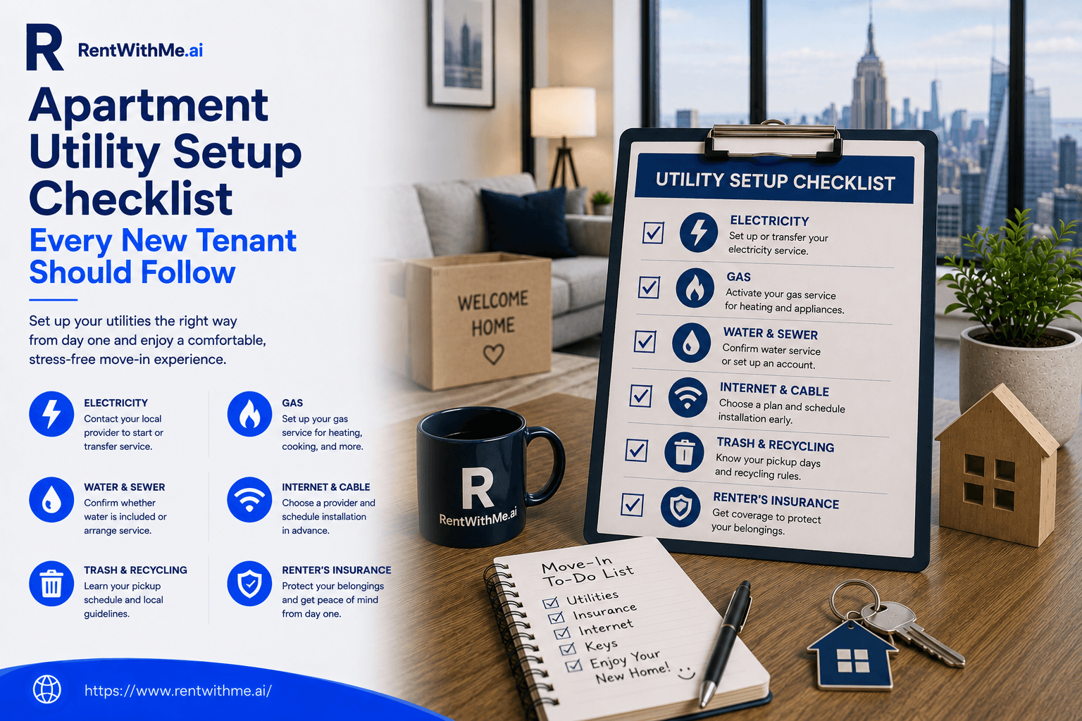 Apartment Utility Setup Checklist Every New Tenant Should Follow